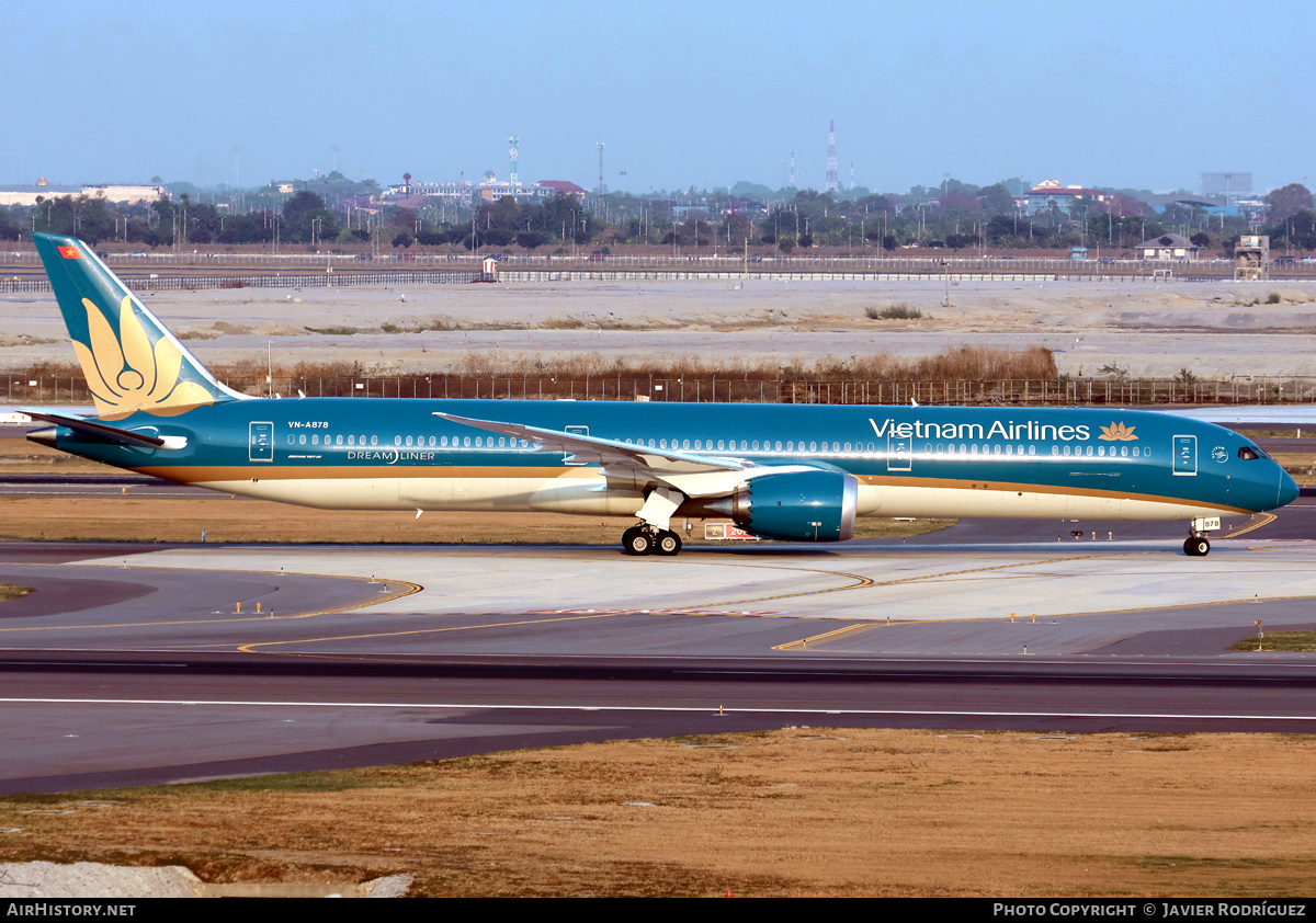 Aircraft Photo of VN-A878 | Boeing 787-10 Dreamliner | Vietnam Airlines | AirHistory.net #795892