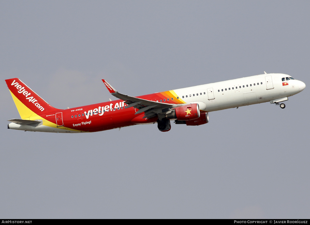 Aircraft Photo of VN-A629 | Airbus A321-211 | VietJet Air | AirHistory.net #795937