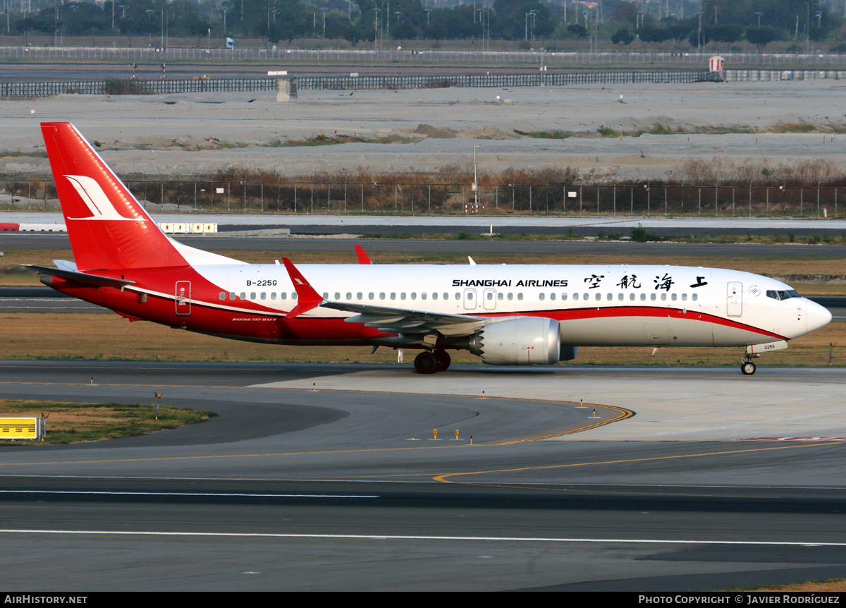 Aircraft Photo of B-225G | Boeing 737-8 Max 8 | Shanghai Airlines | AirHistory.net #795938
