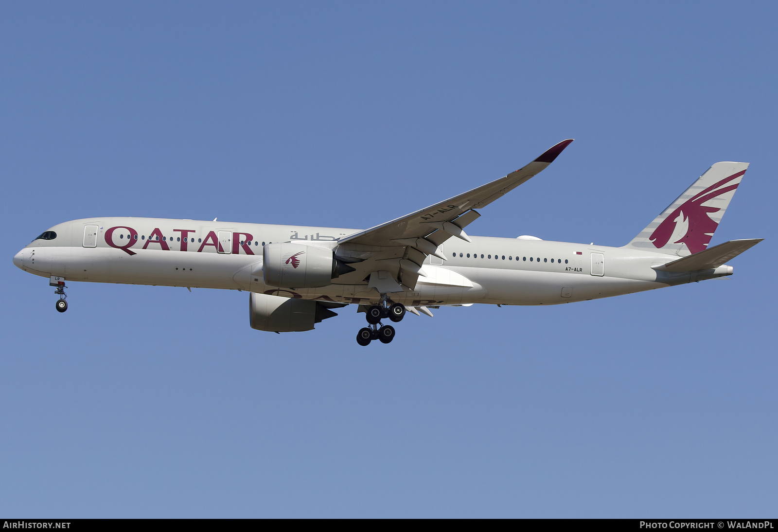 Aircraft Photo of A7-ALR | Airbus A350-941 | Qatar Airways | AirHistory.net #795945