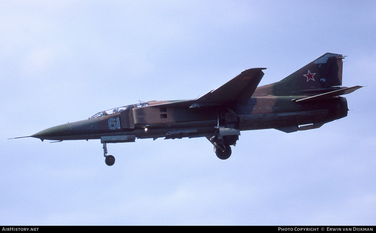 Aircraft Photo of 61 blue | Mikoyan-Gurevich MiG-23UB | Soviet Union - Air Force | AirHistory.net #795957
