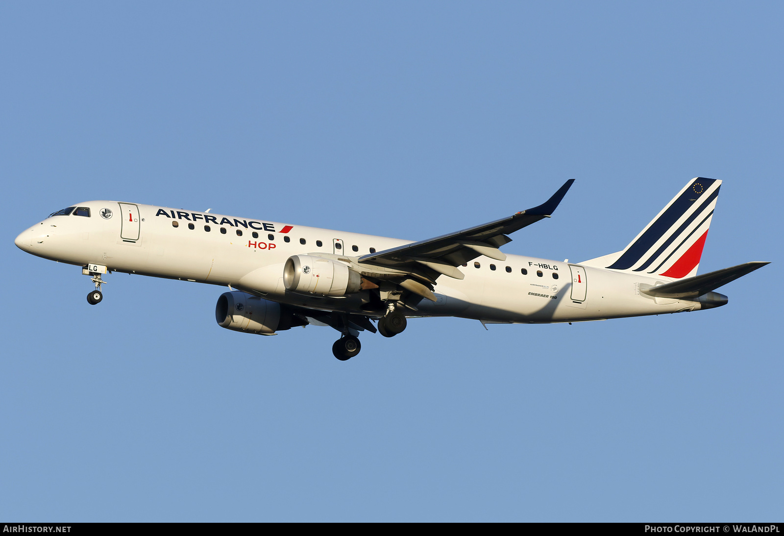 Aircraft Photo of F-HBLG | Embraer 190STD (ERJ-190-100STD) | Air France | AirHistory.net #795964