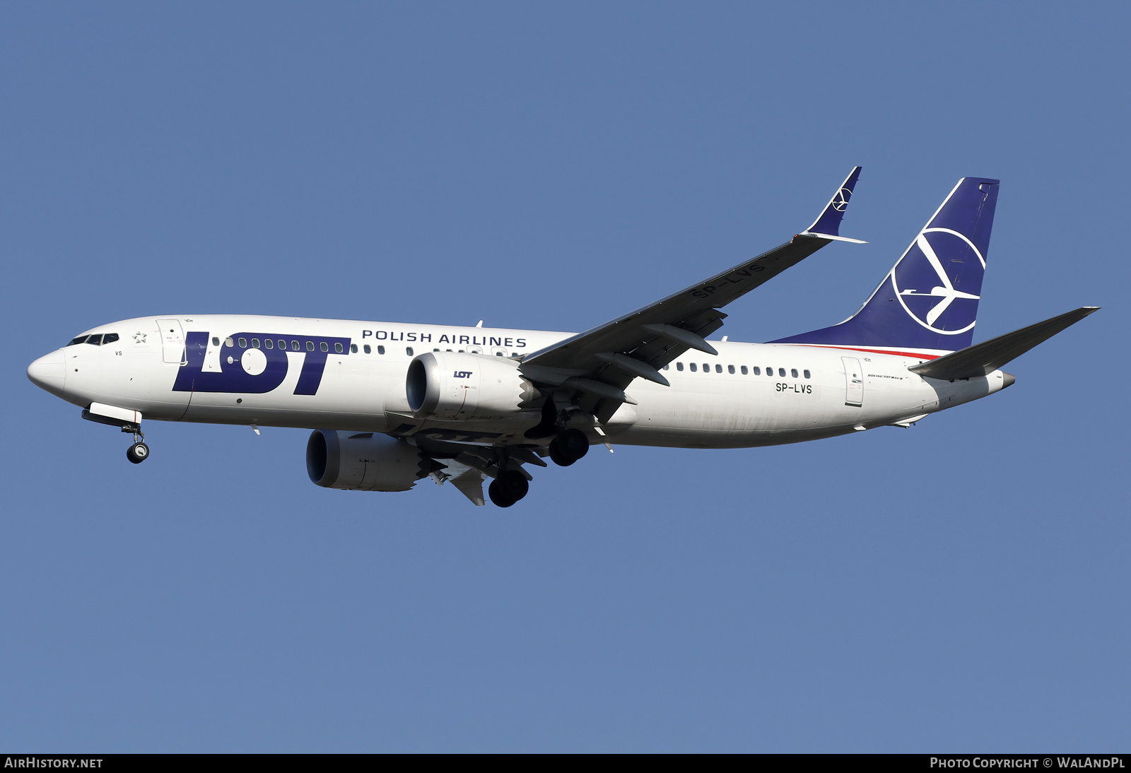 Aircraft Photo of SP-LVS | Boeing 737-8 Max 8 | LOT Polish Airlines - Polskie Linie Lotnicze | AirHistory.net #795970