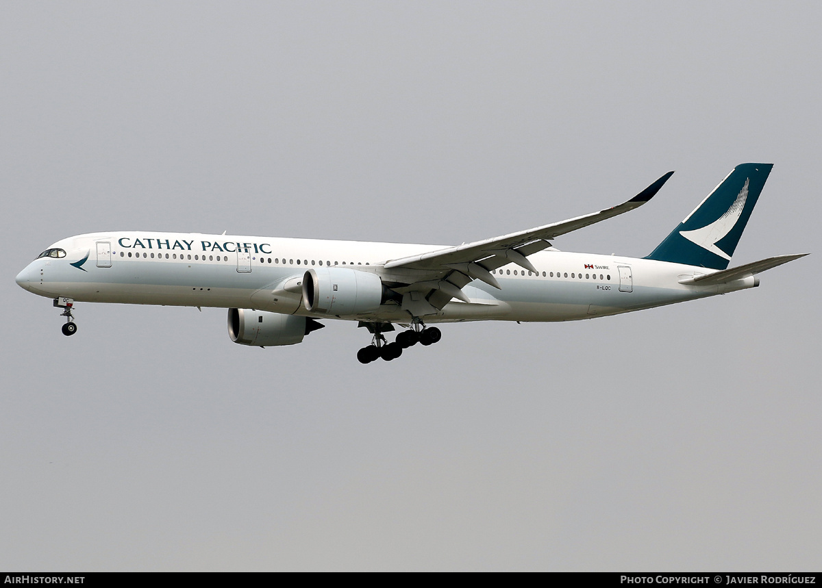 Aircraft Photo of B-LQC | Airbus A350-941 | Cathay Pacific Airways | AirHistory.net #795996
