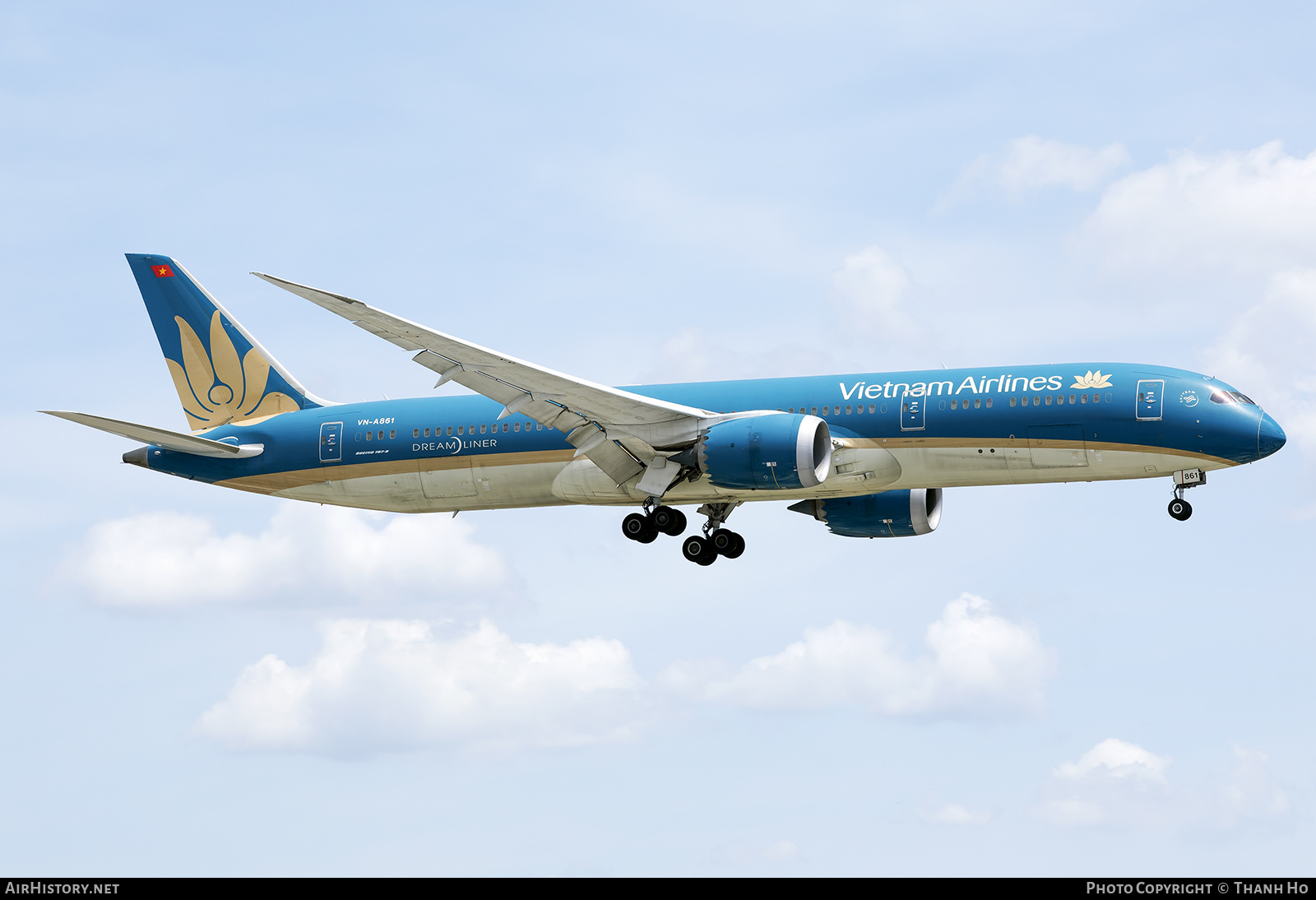 Aircraft Photo of VN-A861 | Boeing 787-9 Dreamliner | Vietnam Airlines | AirHistory.net #796010