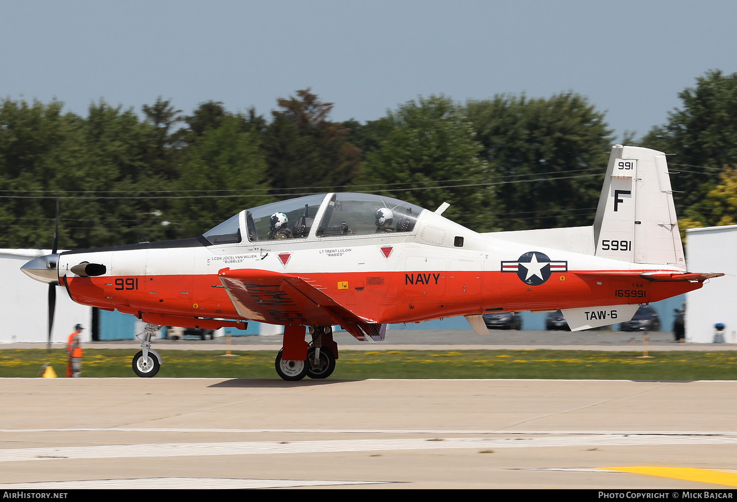 Aircraft Photo of 165991 | Raytheon T-6A Texan II | USA - Navy | AirHistory.net #796035