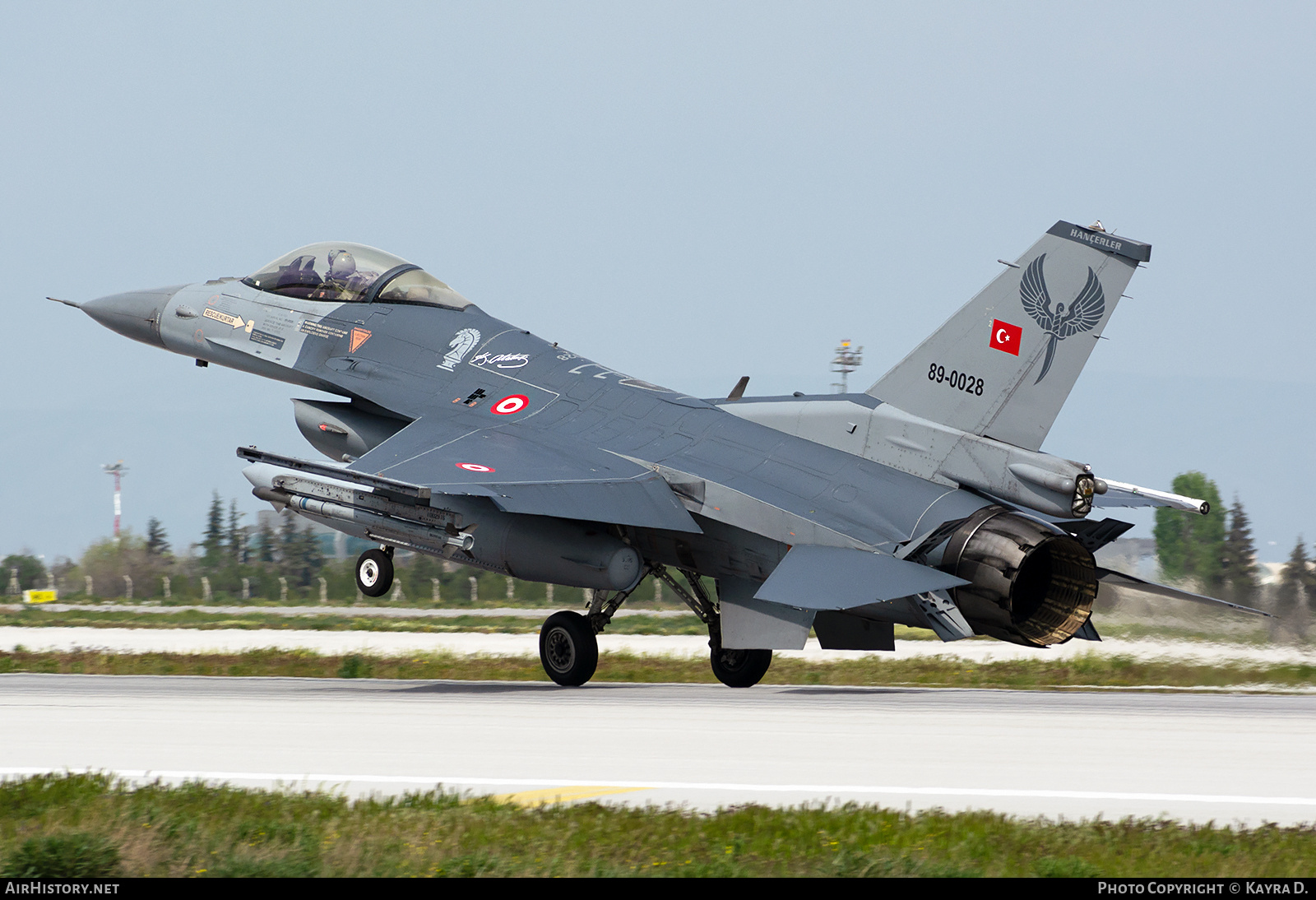 Aircraft Photo of 89-0028 | General Dynamics F-16CG Fighting Falcon | Turkey - Air Force | AirHistory.net #796044