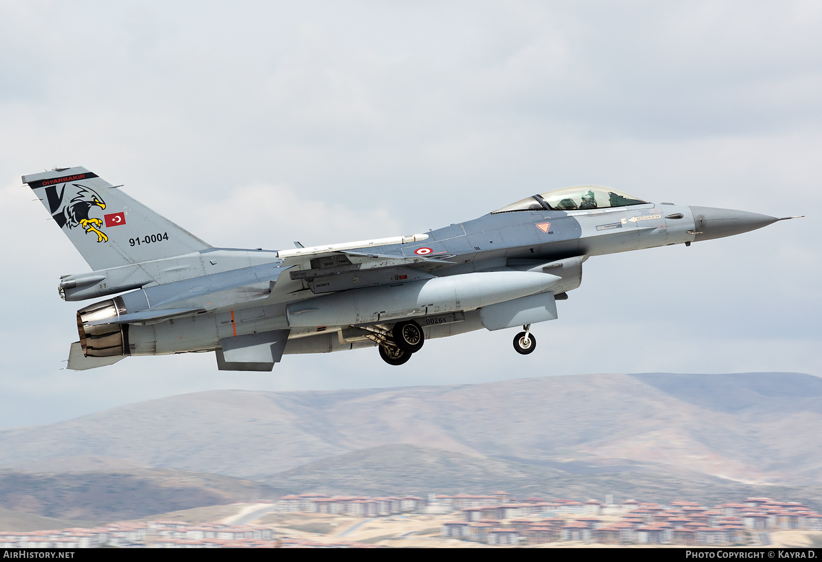 Aircraft Photo of 91-0004 | General Dynamics F-16C Fighting Falcon | Turkey - Air Force | AirHistory.net #796045