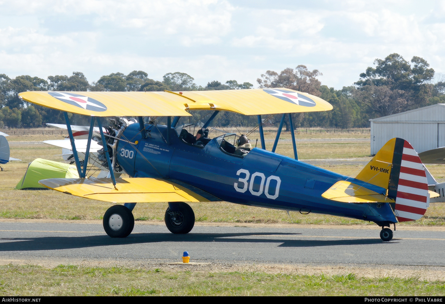 Aircraft Photo of VH-INK / 75-7041 | Boeing A75L300 Stearman | USA - Air Force | AirHistory.net #796047