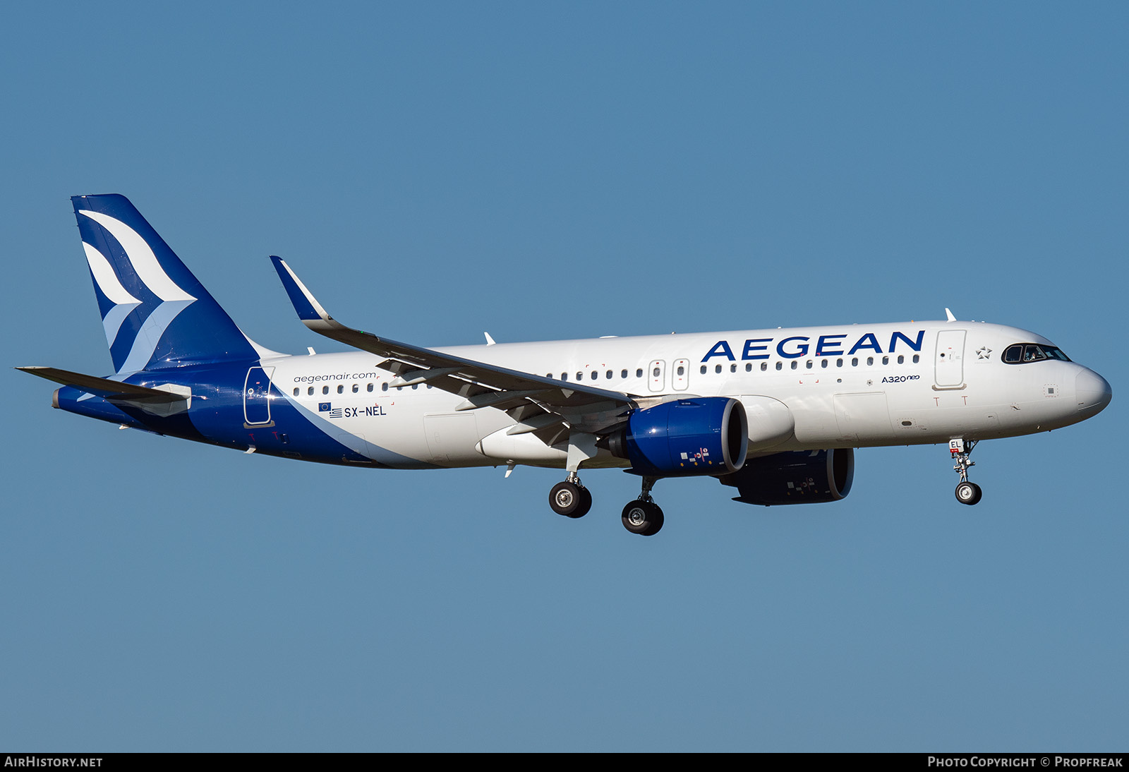 Aircraft Photo of SX-NEL | Airbus A320-271N | Aegean Airlines | AirHistory.net #796051