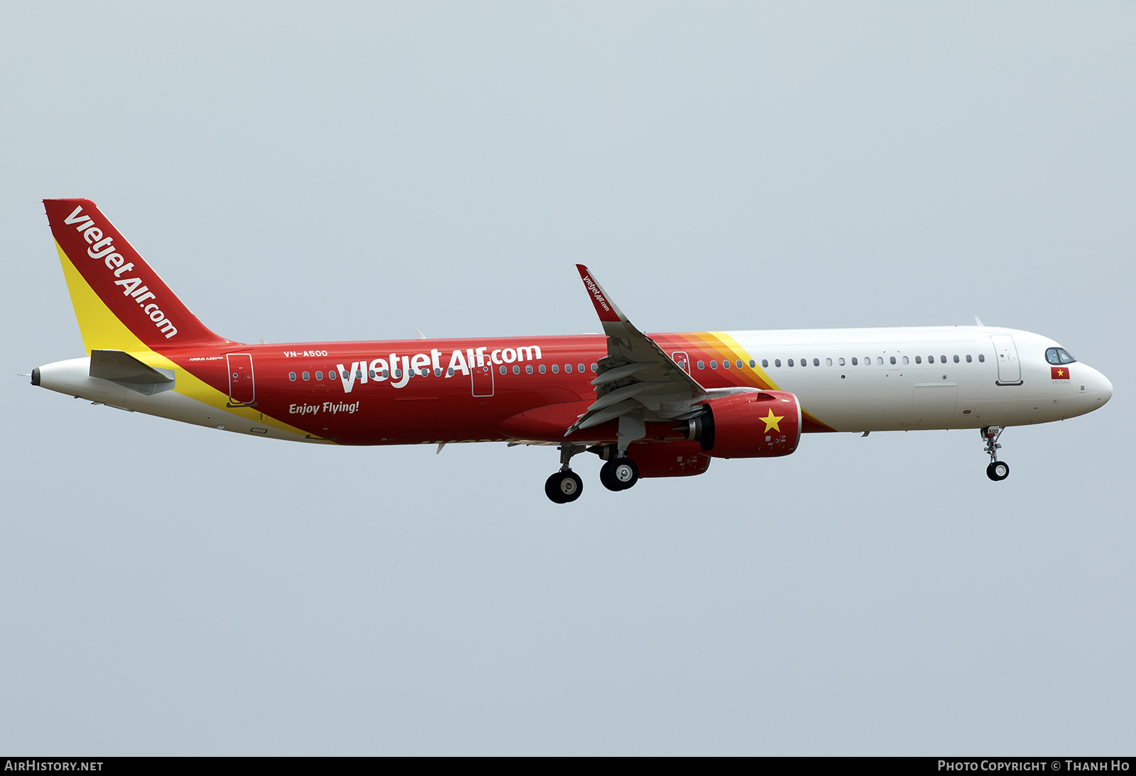 Aircraft Photo of VN-A500 | Airbus A321-271NX | VietJet Air | AirHistory.net #796052
