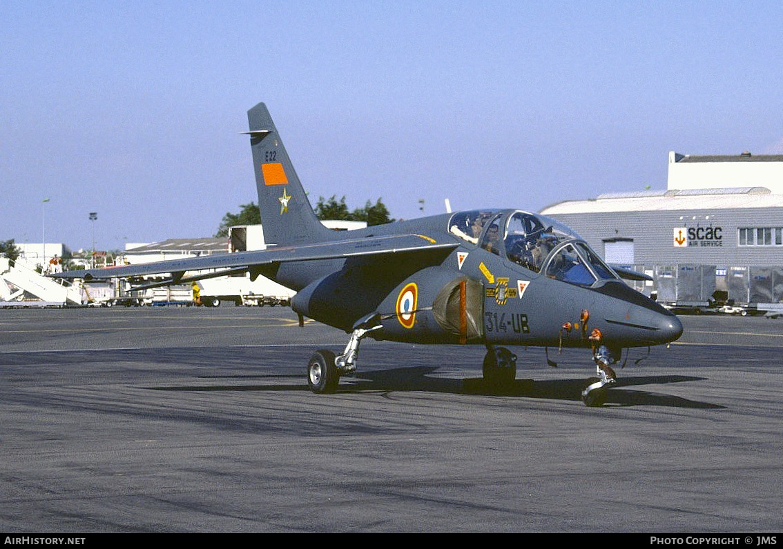 Aircraft Photo of E22 | Dassault-Dornier Alpha Jet E | France - Air Force | AirHistory.net #796064