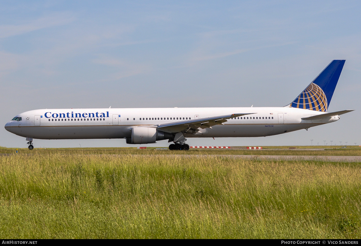 Aircraft Photo of N67058 | Boeing 767-424/ER | Continental Airlines | AirHistory.net #796068