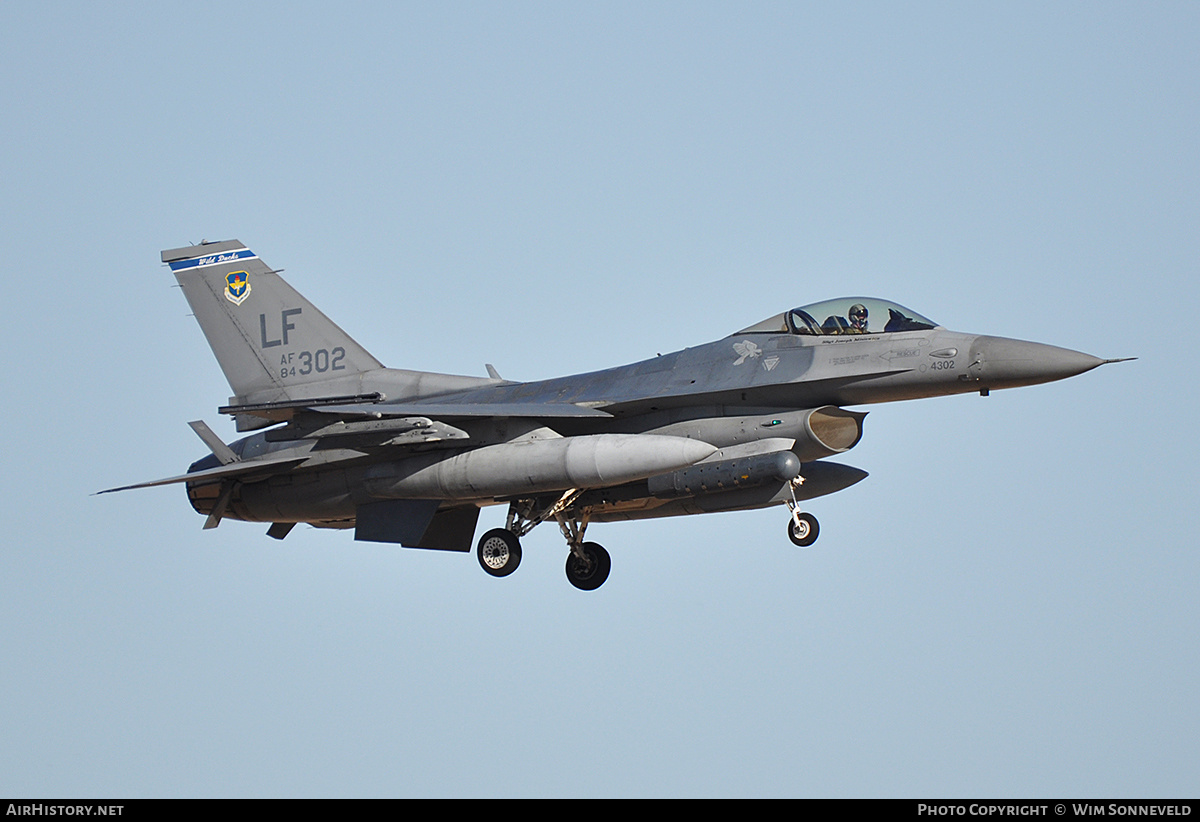 Aircraft Photo of 84-1302 / AF84-302 | General Dynamics F-16C Fighting Falcon | USA - Air Force | AirHistory.net #796070