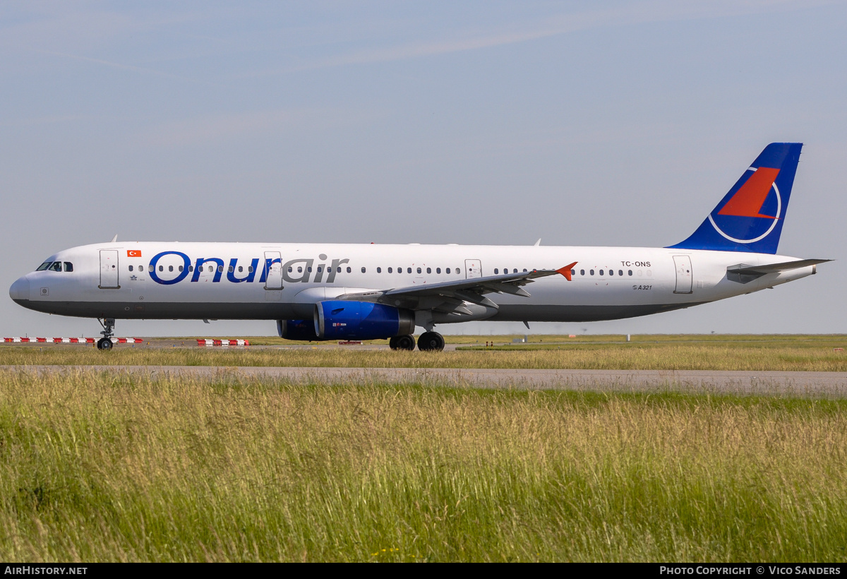 Aircraft Photo of TC-ONS | Airbus A321-131 | Onur Air | AirHistory.net #796078