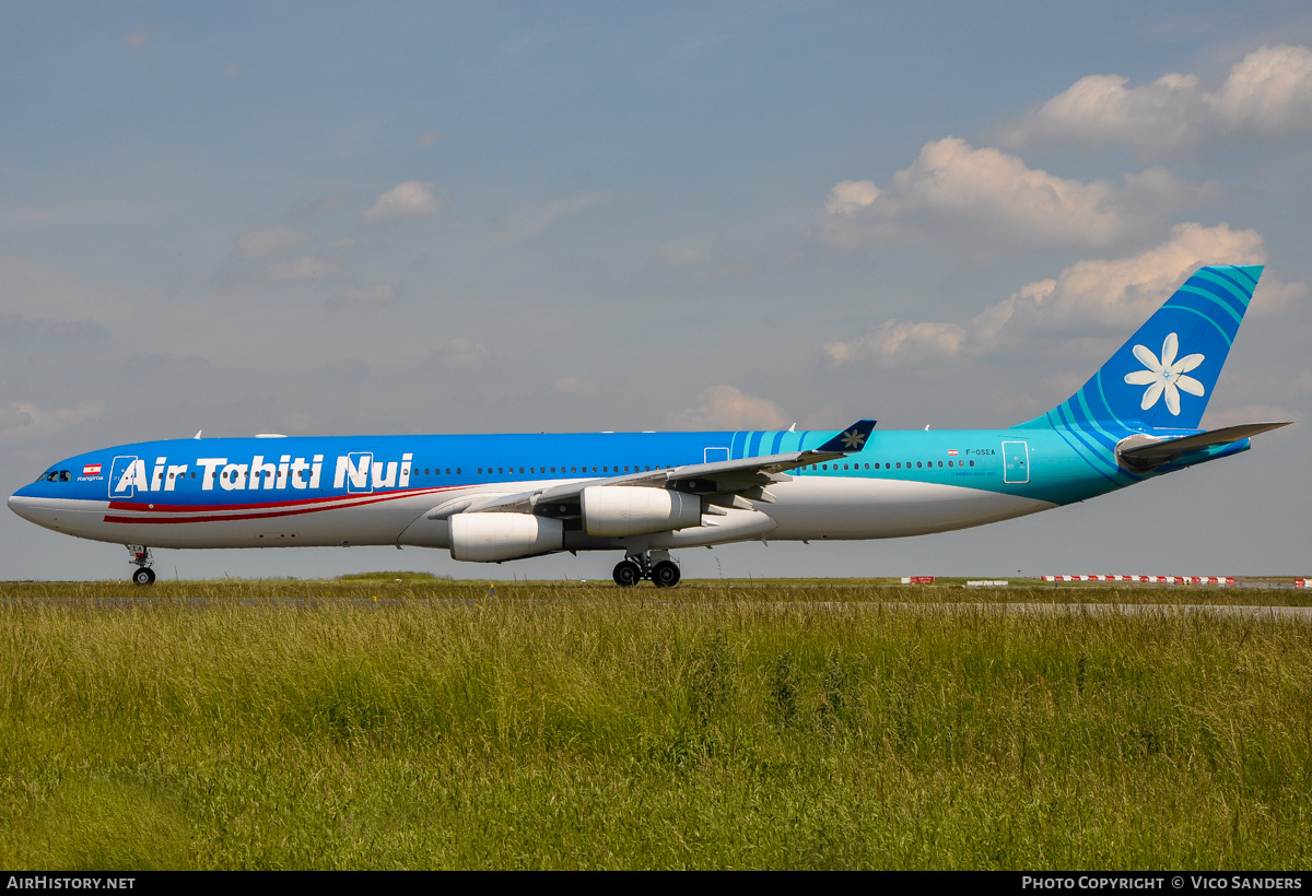 Aircraft Photo of F-OSEA | Airbus A340-313 | Air Tahiti Nui | AirHistory.net #796083