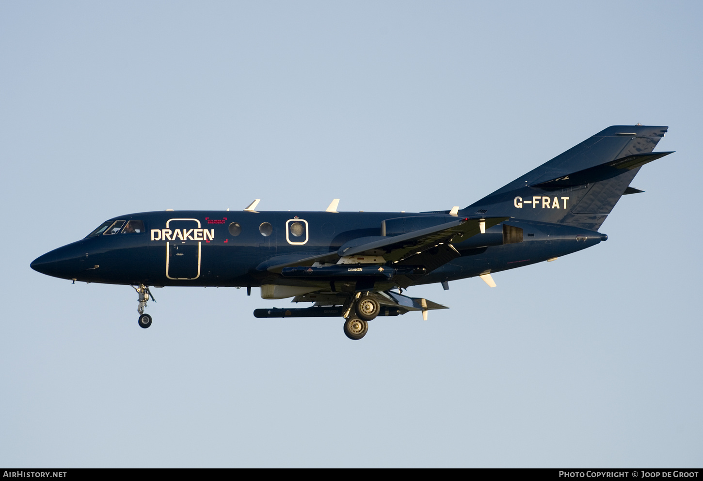 Aircraft Photo of G-FRAT | Dassault Falcon 20DC | Draken Europe | AirHistory.net #796090