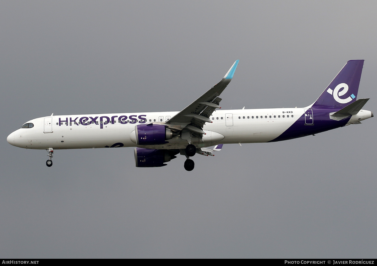 Aircraft Photo of B-KKD | Airbus A321-251NX | HK Express - Hong Kong Express | AirHistory.net #796140