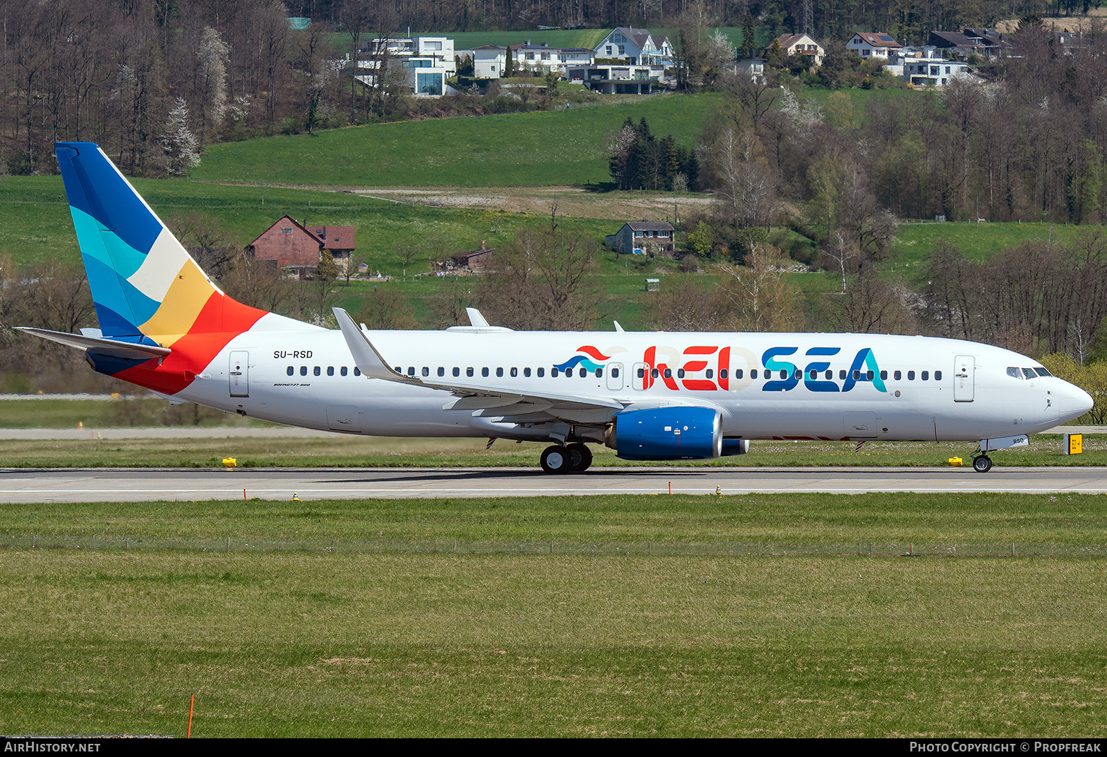 Aircraft Photo of SU-RSD | Boeing 737-8EH | Red Sea Airlines | AirHistory.net #796146