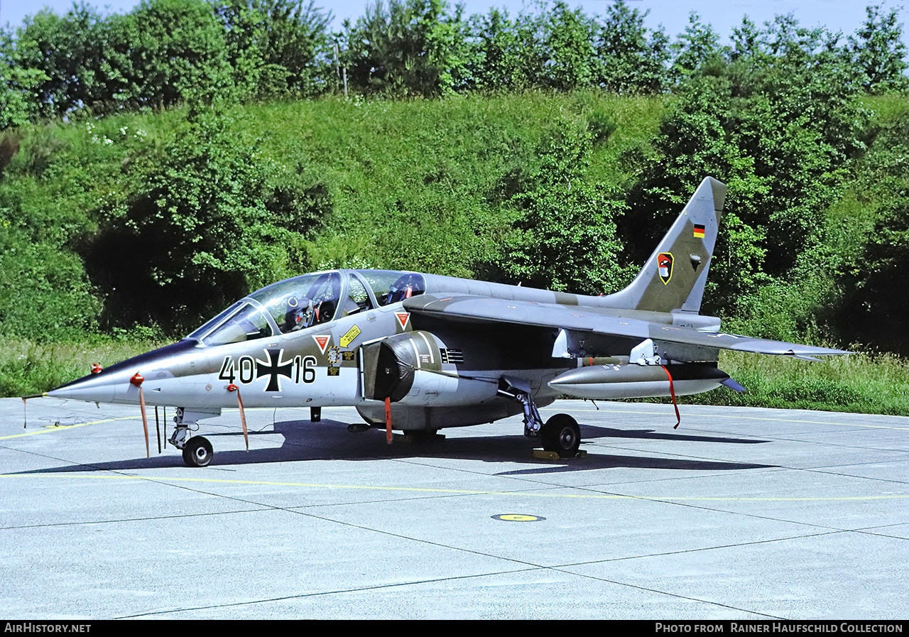 Aircraft Photo of 4016 | Dassault-Dornier Alpha Jet A | Germany - Air Force | AirHistory.net #796154