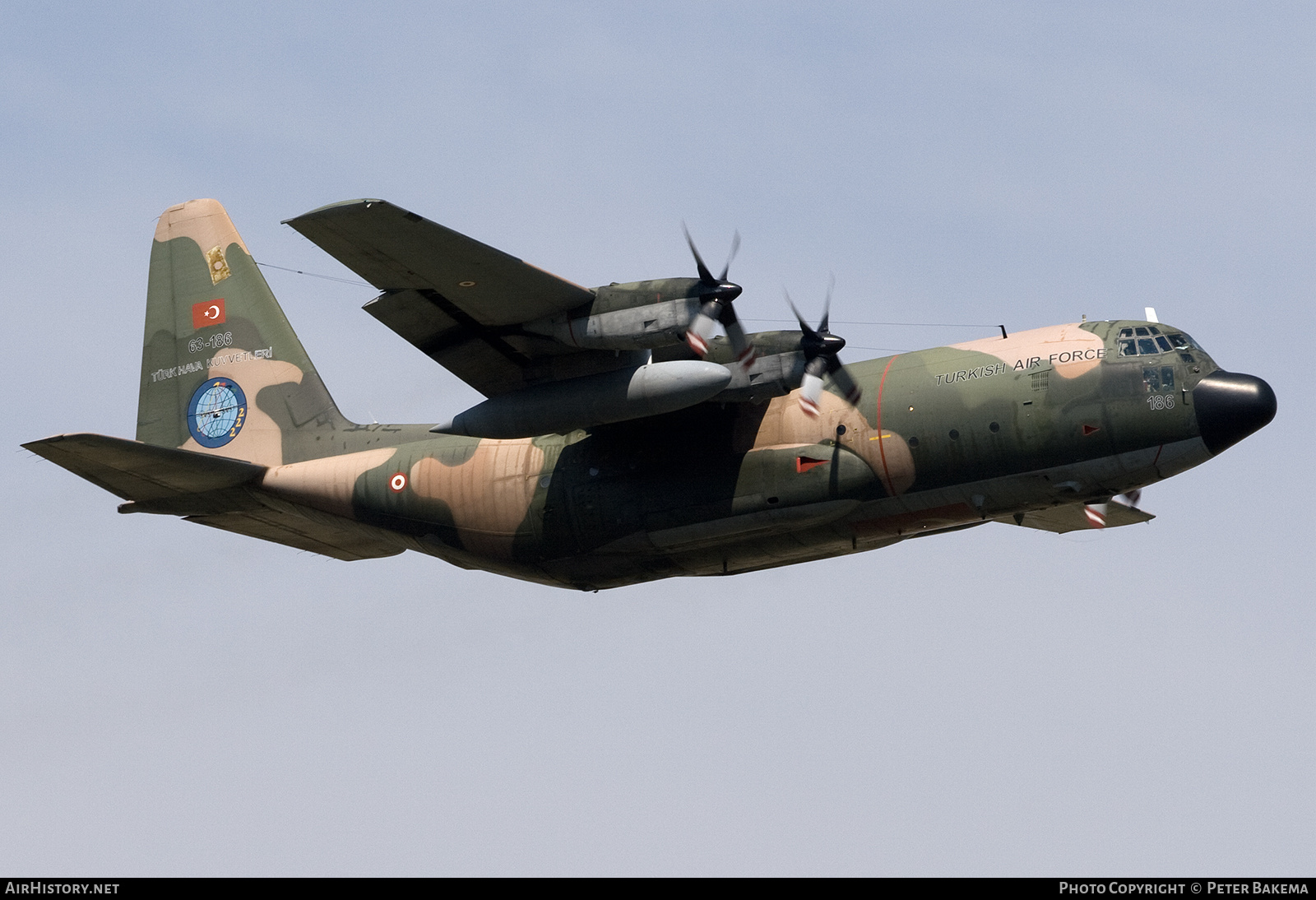 Aircraft Photo of 63-13186 | Lockheed C-130E Hercules (L-382) | Turkey - Air Force | AirHistory.net #796171