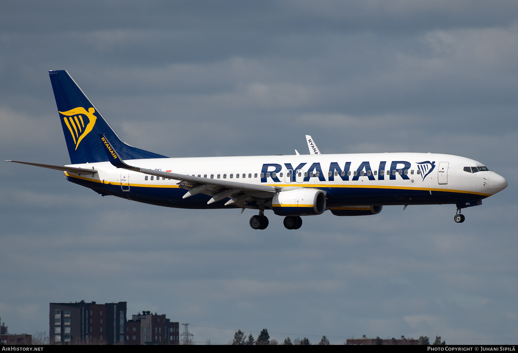 Aircraft Photo of SP-RKL | Boeing 737-800 | Ryanair | AirHistory.net #796228