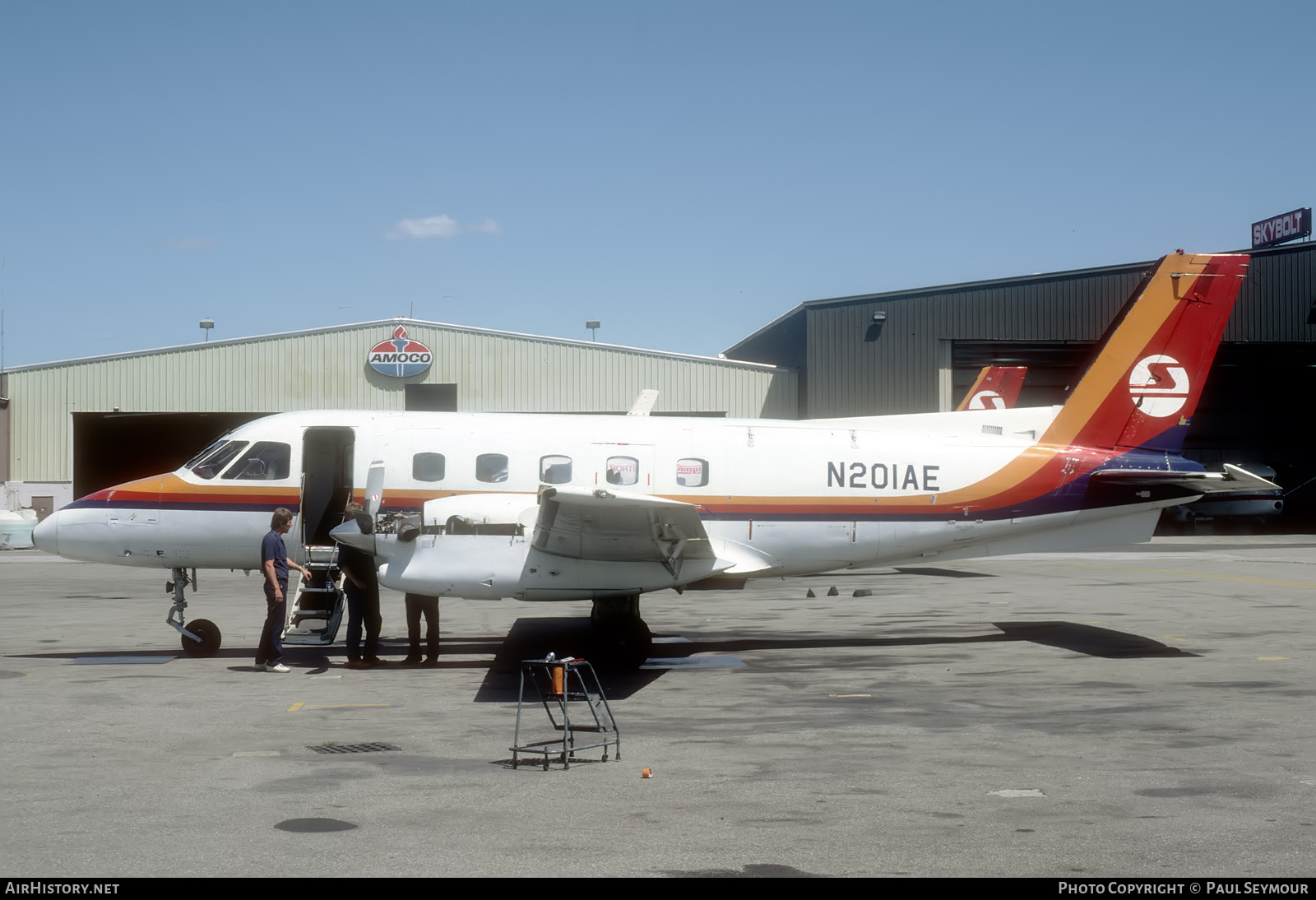 Aircraft Photo of N201AE | Embraer EMB-110P1 Bandeirante | Simmons Airlines | AirHistory.net #796241