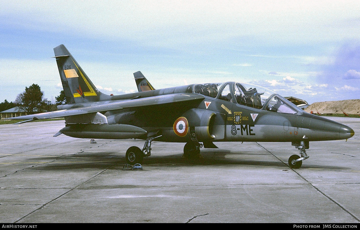 Aircraft Photo of E26 | Dassault-Dornier Alpha Jet E | France - Air Force | AirHistory.net #796252