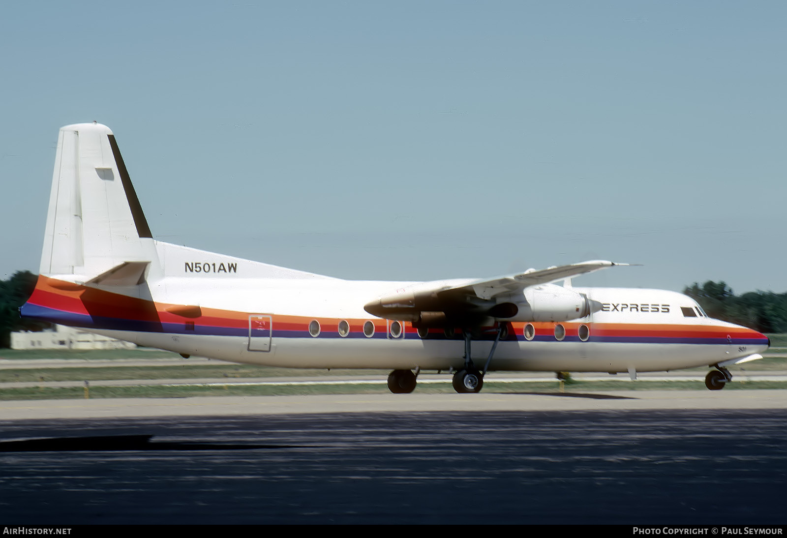 Aircraft Photo of N501AW | Fokker F27-500 Friendship | United Express | AirHistory.net #796256