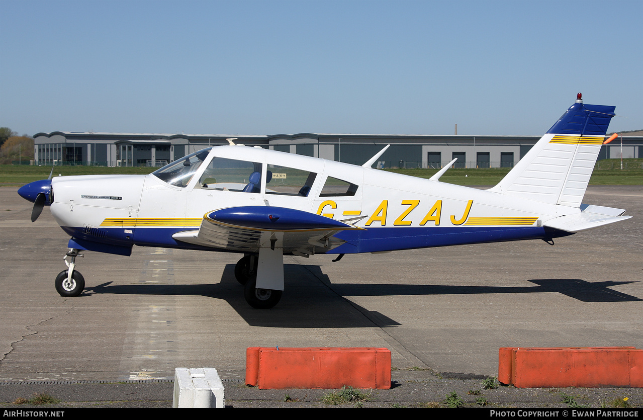 Aircraft Photo of G-AZAJ | Piper PA-28R-200 Cherokee Arrow | AirHistory.net #796277