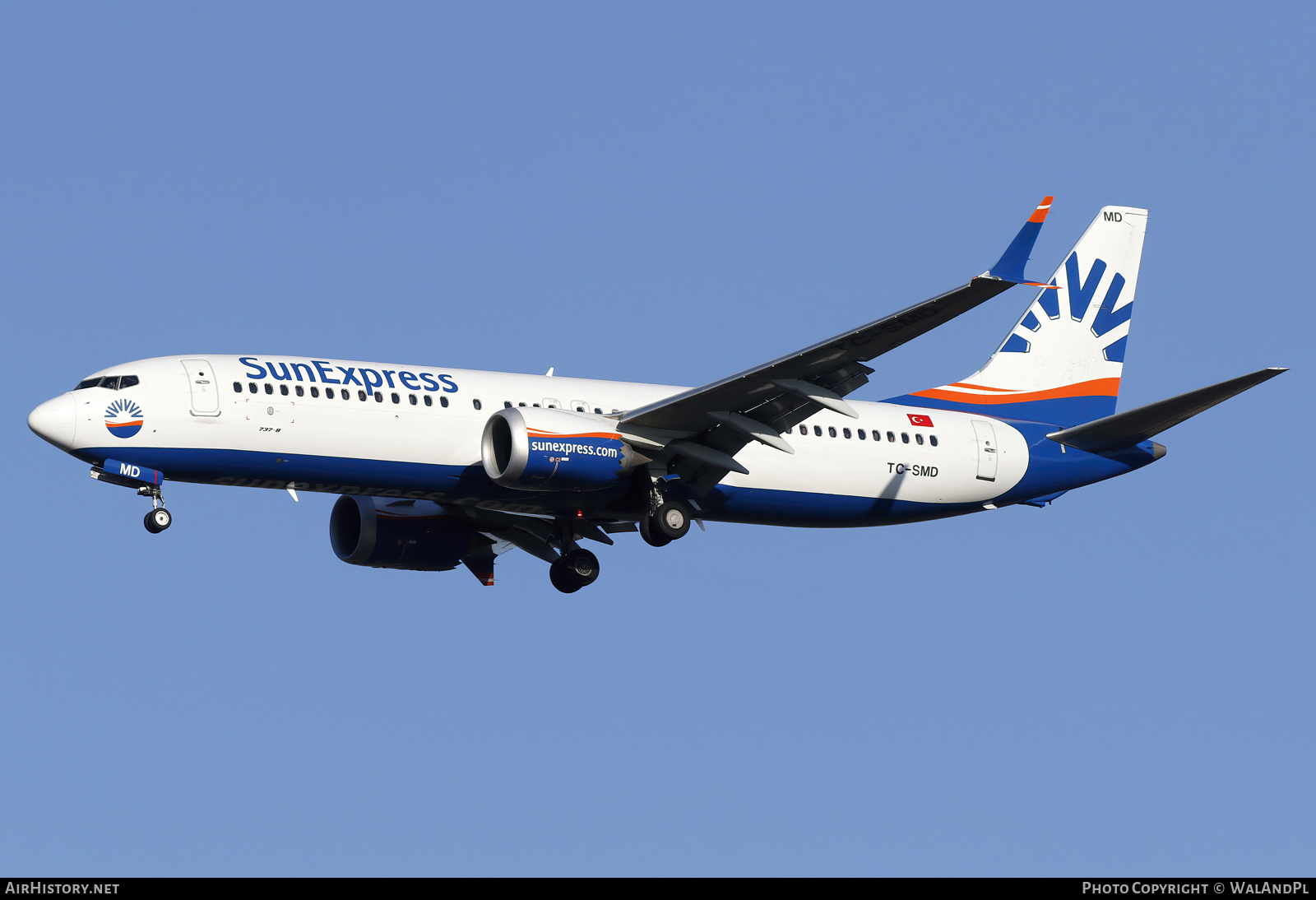 Aircraft Photo of TC-SMD | Boeing 737-8 Max 8 | SunExpress | AirHistory.net #796286