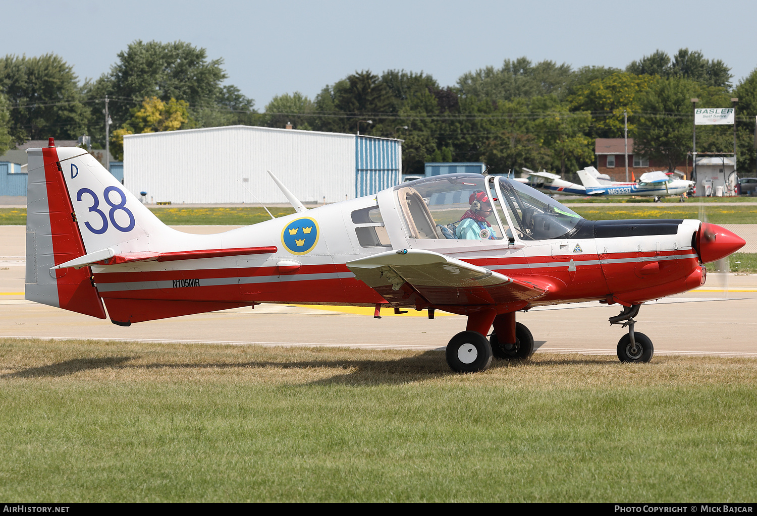 Aircraft Photo of N105MR | Scottish Aviation Bulldog 100 | Sweden - Air Force | AirHistory.net #796292