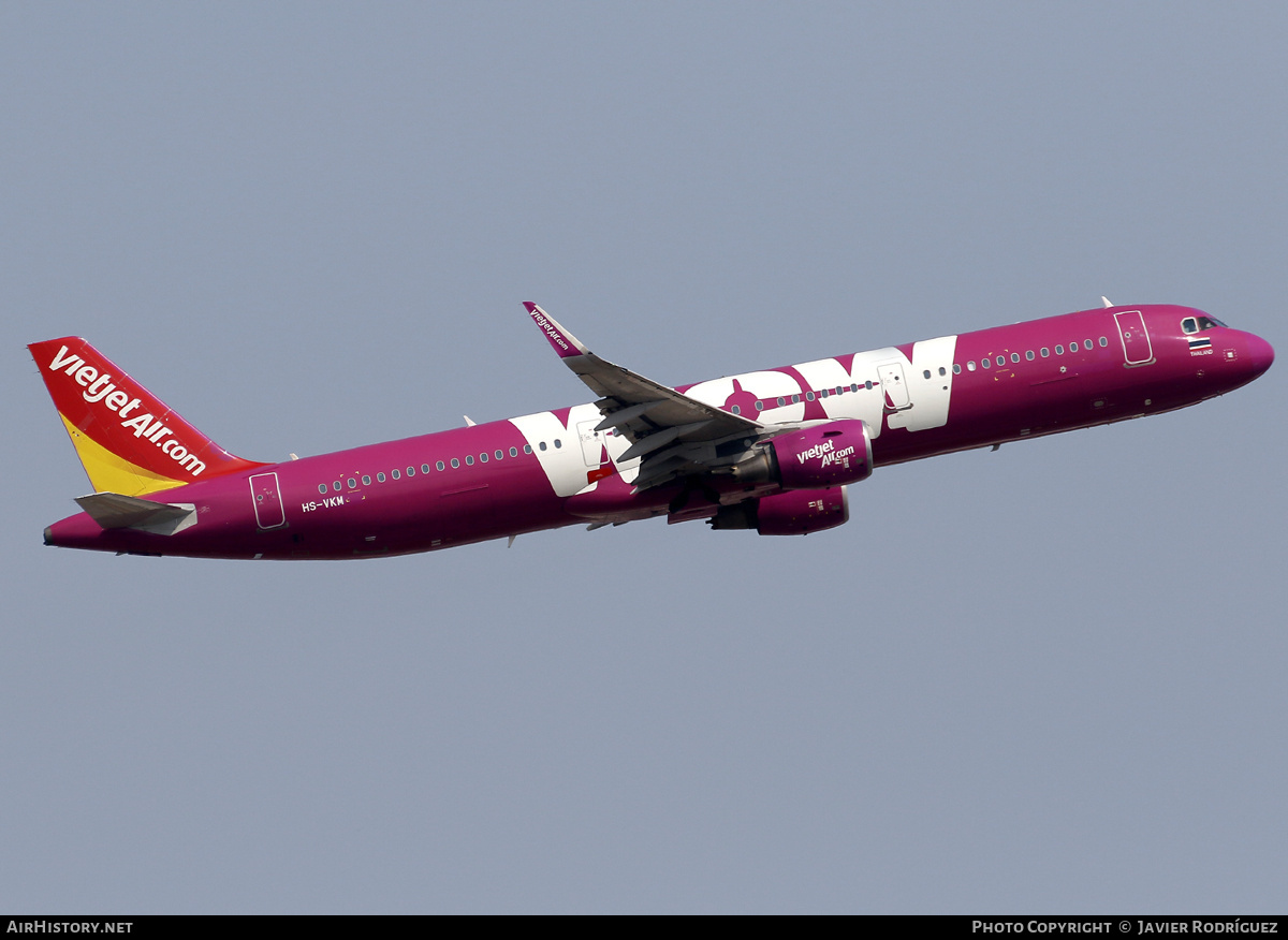 Aircraft Photo of HS-VKM | Airbus A321-211 | VietJet Air | AirHistory.net #796299