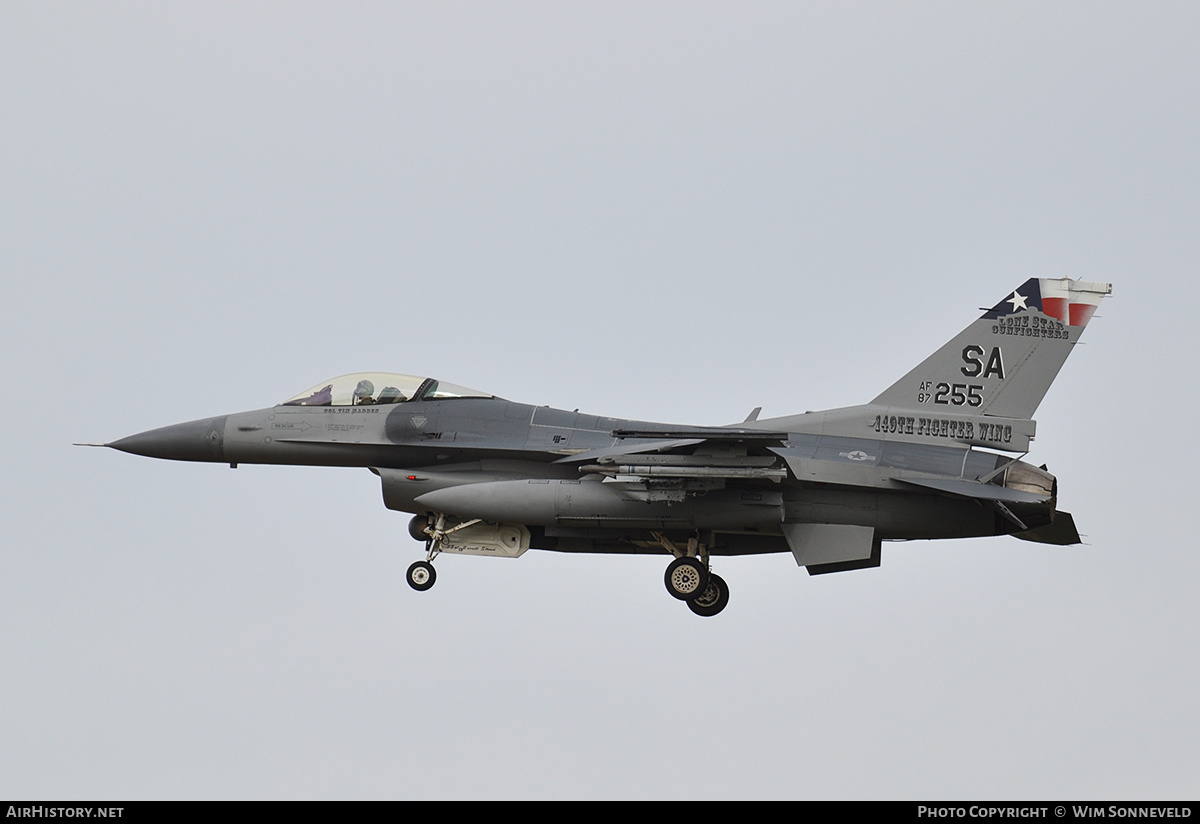 Aircraft Photo of 87-0255 / AF87-255 | General Dynamics F-16C Fighting Falcon | USA - Air Force | AirHistory.net #796314