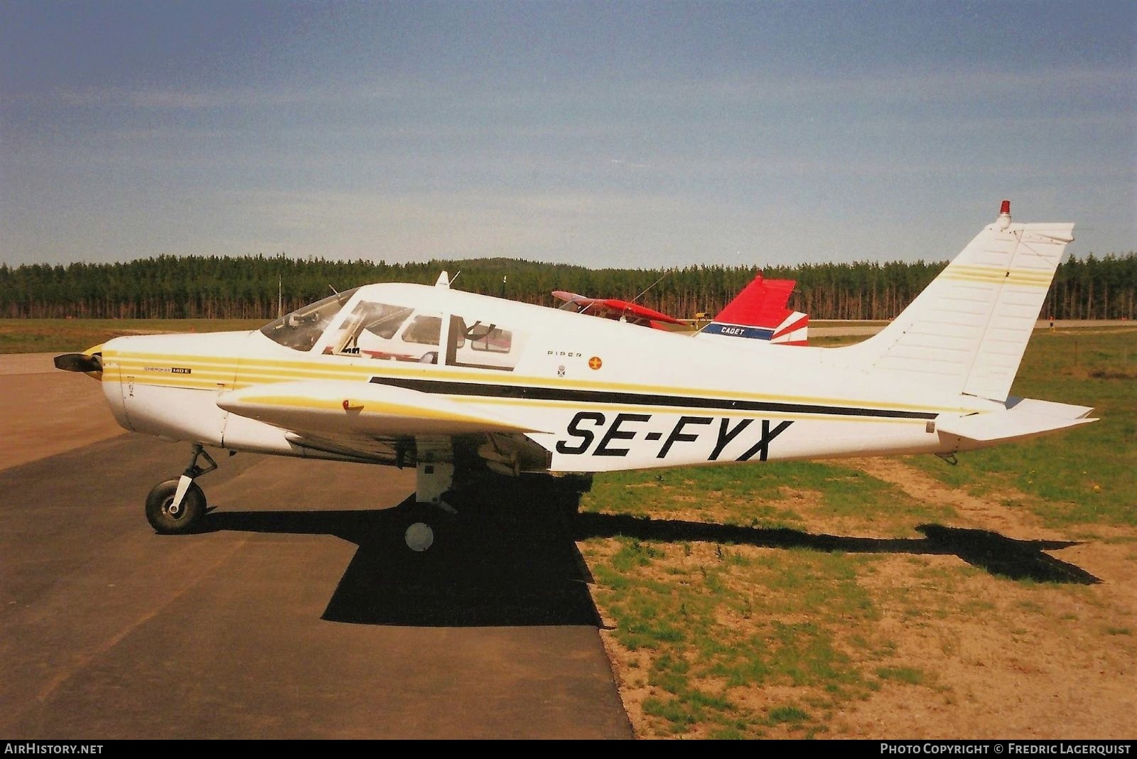 Aircraft Photo of SE-FYX | Piper PA-28-140 Cherokee Cruiser E | AirHistory.net #796322