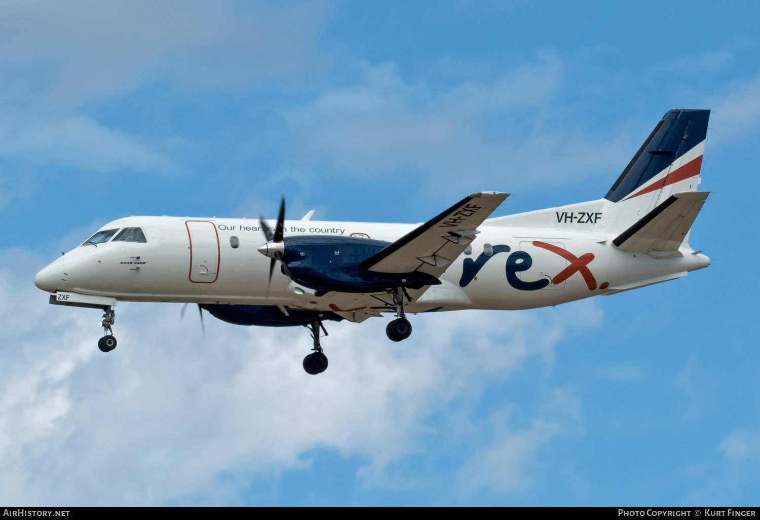 Aircraft Photo of VH-ZXF | Saab 340B | REX - Regional Express | AirHistory.net #796328