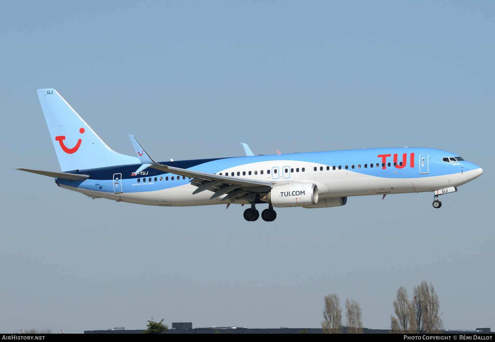 Aircraft Photo of OO-TUJ | Boeing 737-8K5 | TUI | AirHistory.net #796341