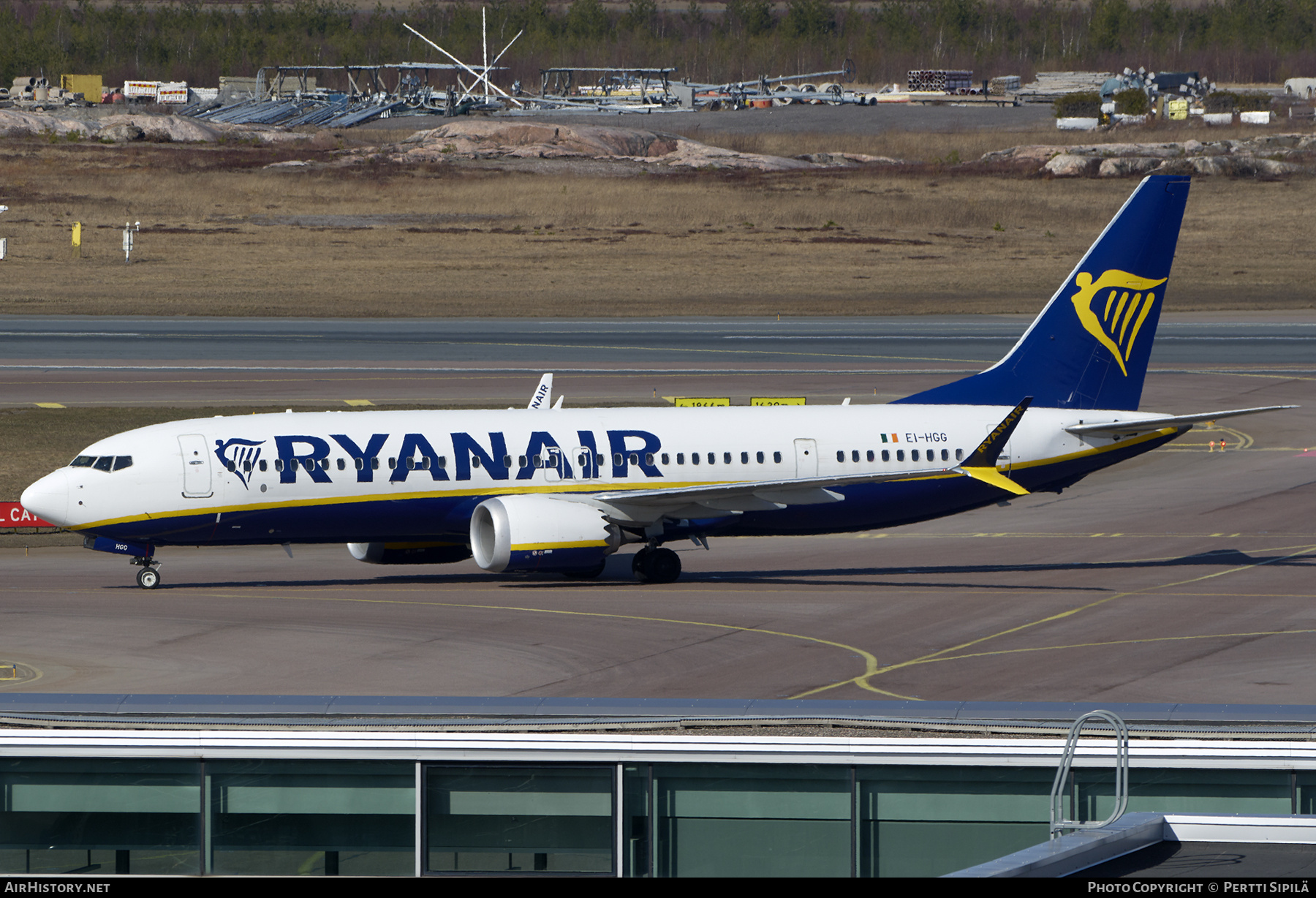 Aircraft Photo of EI-HGG | Boeing 737-8200 Max 200 | Ryanair | AirHistory.net #796342