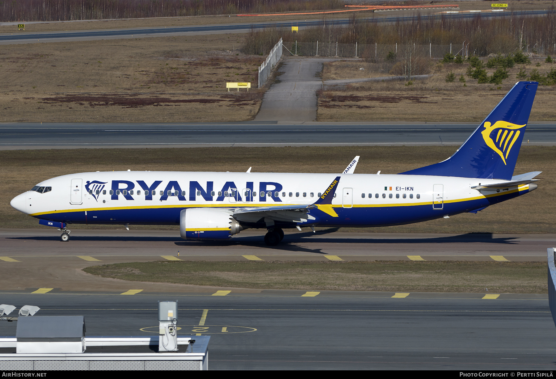Aircraft Photo of EI-IKN | Boeing 737-8200 Max 200 | Ryanair | AirHistory.net #796344