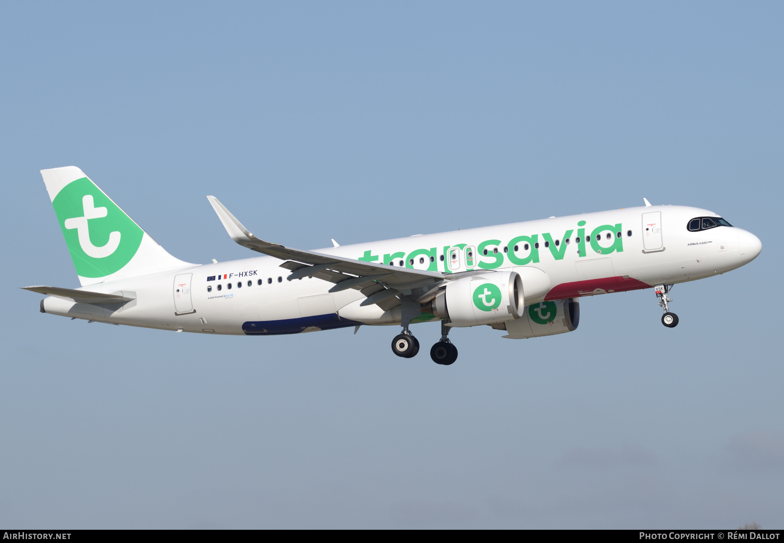 Aircraft Photo of F-HXSK | Airbus A320-252N | Transavia | AirHistory.net #796346