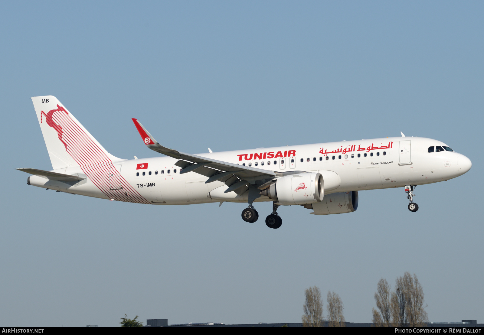 Aircraft Photo of TS-IMB | Airbus A320-251N | Tunisair | AirHistory.net #796352