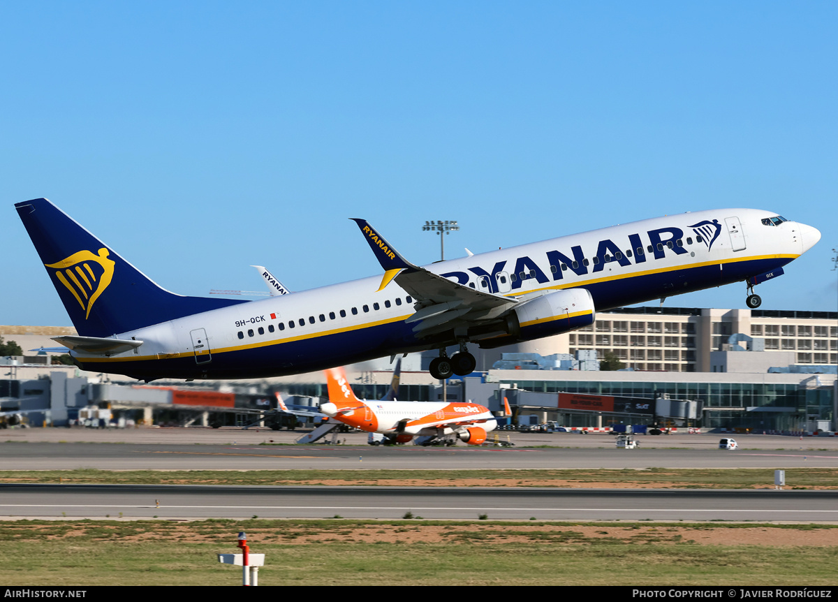 Aircraft Photo of 9H-QCK | Boeing 737-8AS | Ryanair | AirHistory.net #796365