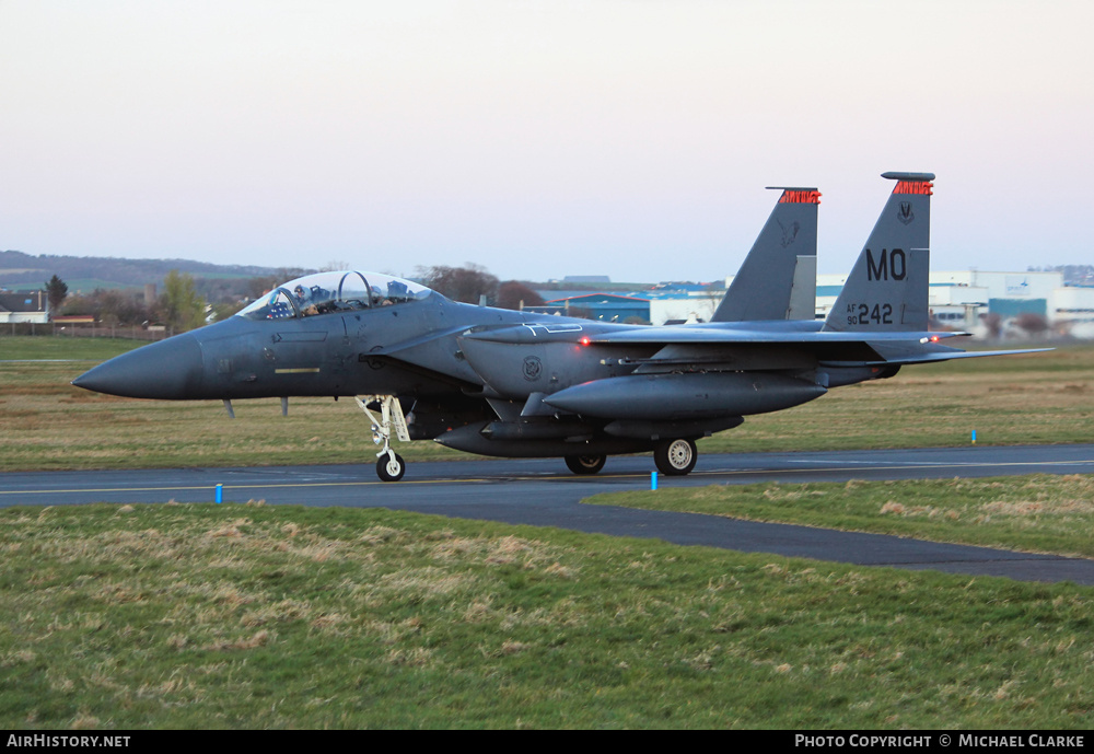 Aircraft Photo of 90-0242 / AF90-242 | Boeing F-15E Strike Eagle | USA - Air Force | AirHistory.net #796375