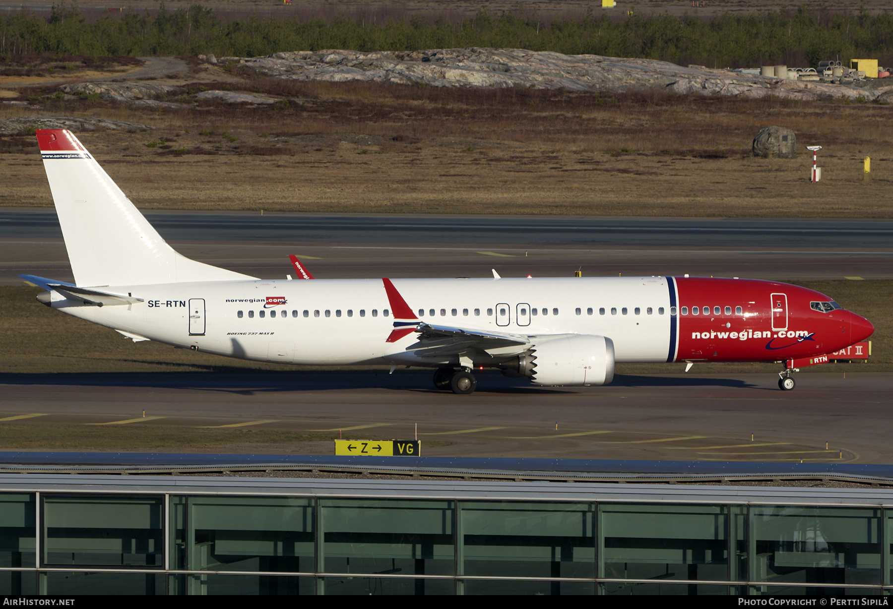 Aircraft Photo of SE-RTN | Boeing 737-8 Max 8 | Norwegian | AirHistory.net #796376