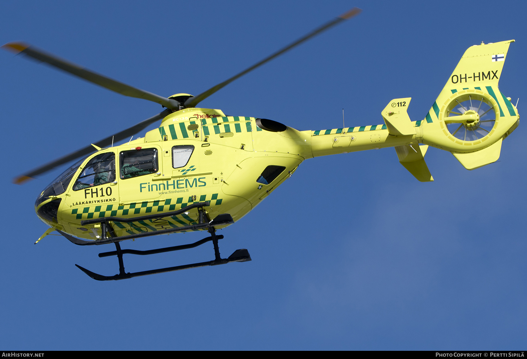 Aircraft Photo of OH-HMX | Eurocopter EC-135P-2+ | FinnHEMS | AirHistory.net #796379