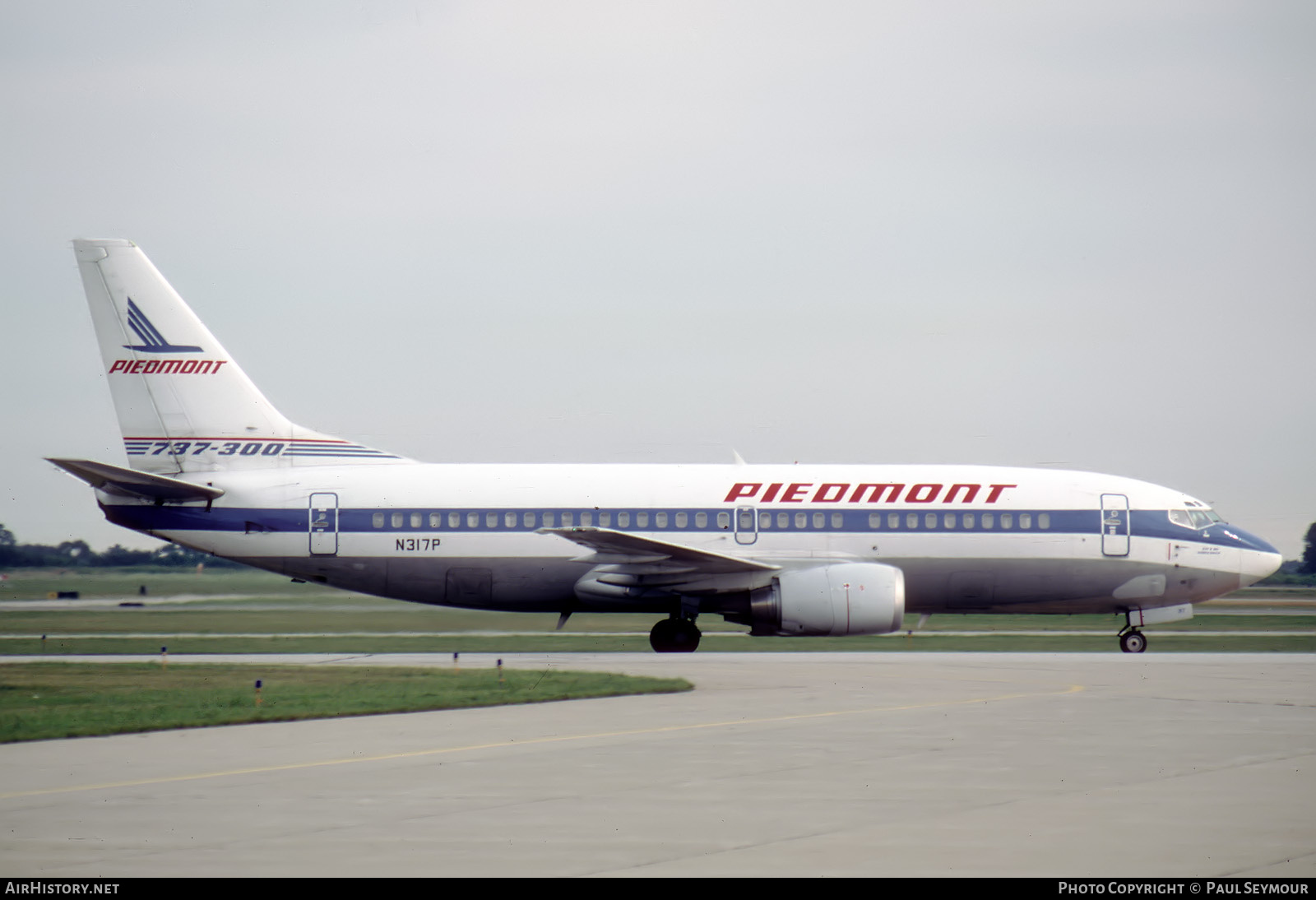 Aircraft Photo of N317P | Boeing 737-301 | Piedmont Airlines | AirHistory.net #796392