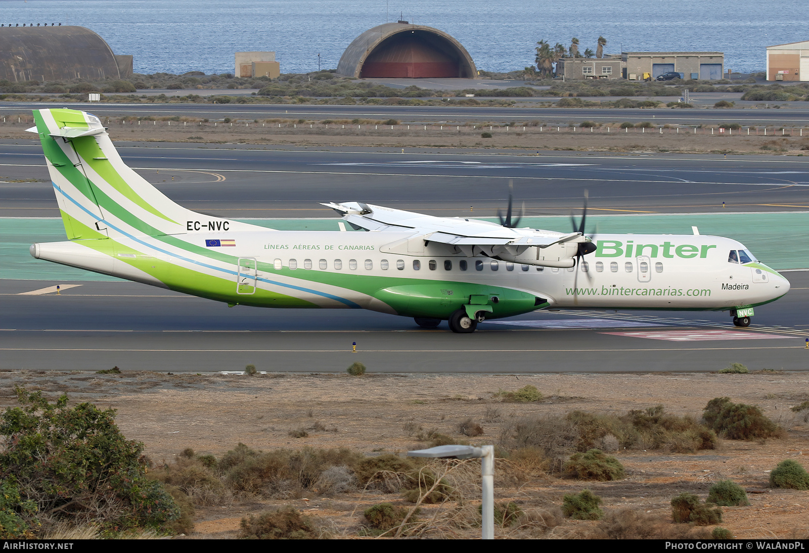 Aircraft Photo of EC-NVC | ATR ATR-72-600 (ATR-72-212A) | Binter Canarias | AirHistory.net #796394
