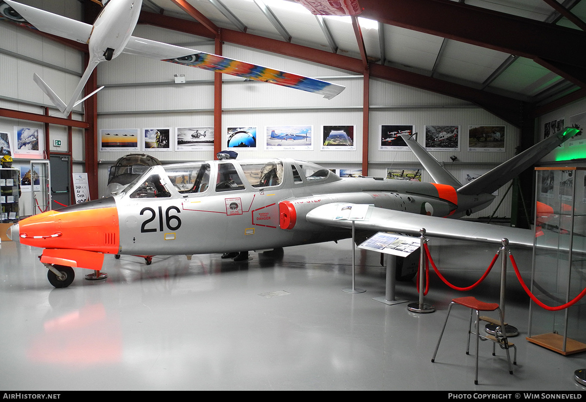 Aircraft Photo of 216 | Fouga CM-170R-2 Magister | Ireland - Air Force | AirHistory.net #796403