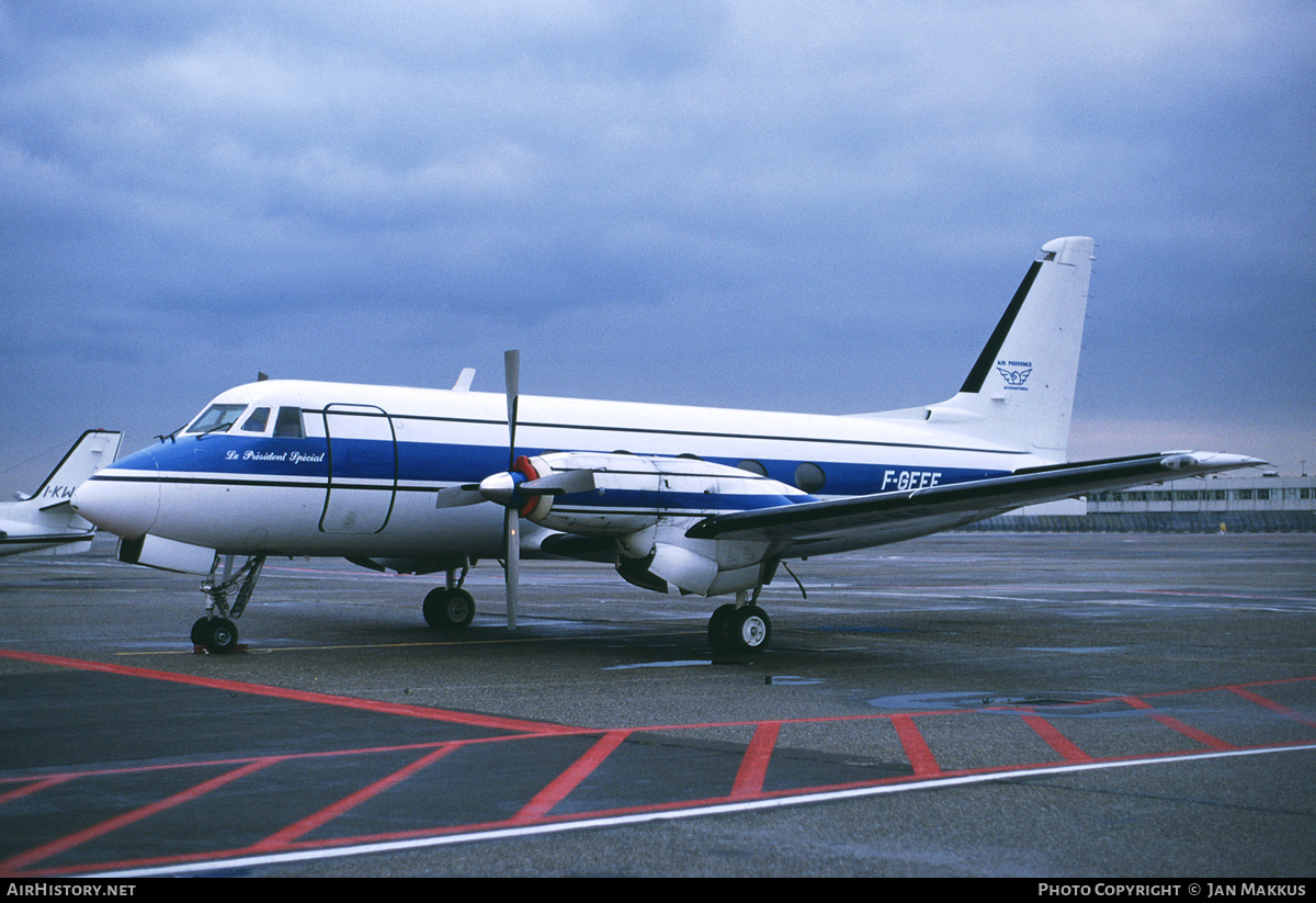 Aircraft Photo of F-GFEF | Grumman G-159 Gulfstream I | Air Provence International | AirHistory.net #796429