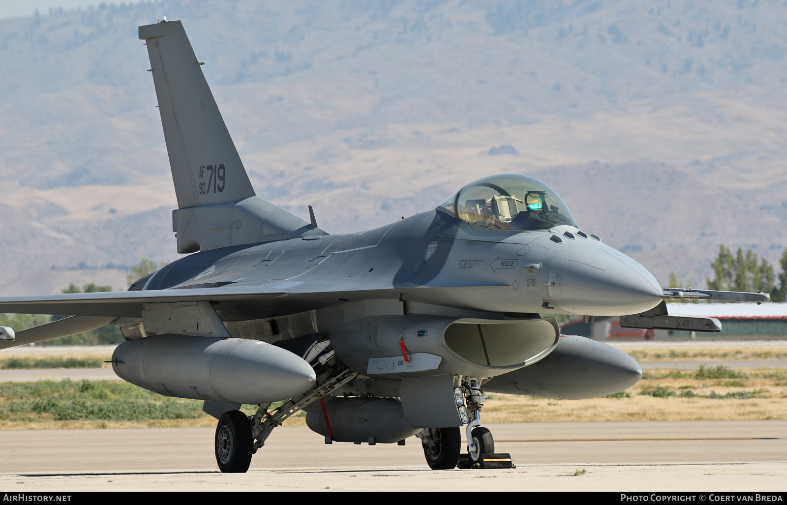 Aircraft Photo of 90-0719 | General Dynamics F-16C Fighting Falcon | USA - Air Force | AirHistory.net #796434